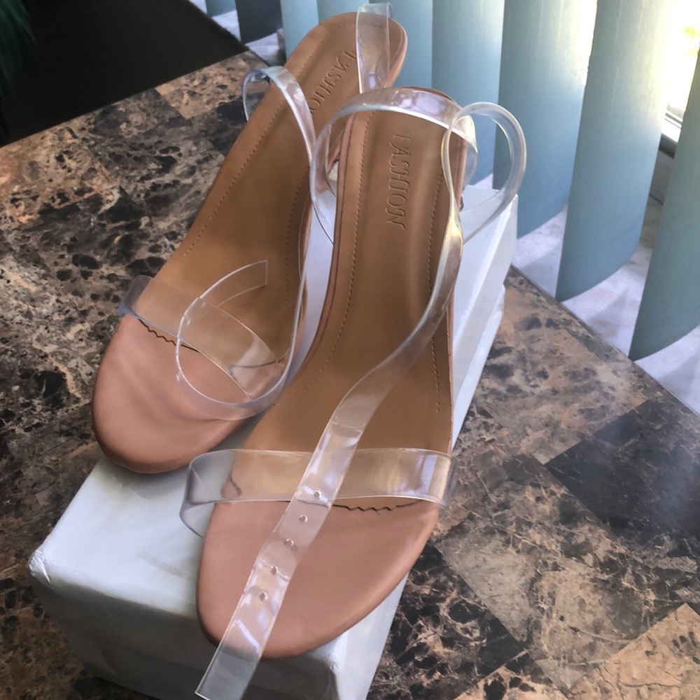 Clear bottom heels